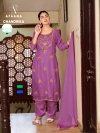 Chandrika By Afsana Fandy Satin Readymade Salwar Kameez 